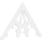 Ekena Millwork Pitch Riley Architectural Grade PVC Gable Pediment, 72"W x 42"H x 1"P (14/12) GPP072X042X100RIL - alternate 1